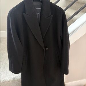 Madewell Women's Black Trench Coat